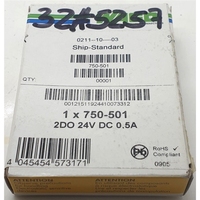 Módulo de terminal 750-501 2DO 24V DC 0.5A NUEVO OVP