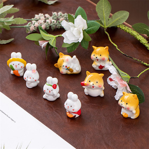Moe เซรามิคเคลือบรูปกระต่ายของสุนัขสุดสร้างสรรค์ของขวัญตกแต่งโต๊ะน่ารักนุ่มน่ารักสำหรับตกแต่งบ้านสไตล์ญี่ปุ่น - Product Image 2