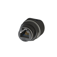 Connecteur Ethernet RJ45 étanche IP68 à passage direct 125V 1.2A pour onduleur et câble Internet