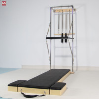 Torre de Pilates con plataforma, colchoneta, Moon Boxes, unidad independiente y mesa de trapezio