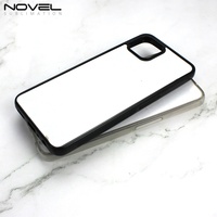 Nouvelles coques tendance Novelcases TPU+PC vierges pour sublimation, étanches, antichoc, ajustement parfait à 100 %, noires/transparentes pour téléphones mobiles Oppo