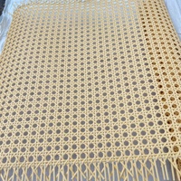 Panneaux en treillis hexagonaux/octogonaux en PE style rotin pour portes d'armoires, séparateurs de pièce, rotin d'extérieur - Approvisionnement direct pour le commerce extérieur