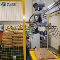 Palettiseur robotisé automatique pour empiler des sacs et des cartons de 25 kg (aliments/tabac) sur des palettes, haute productivité, emballage en bois, Chine