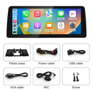 STWEI จอไร้สายขนาด 12.3 นิ้ว รองรับ AUTO CarPlay สำหรับรถยนต์ BMW ซีรีส์ 7 รุ่น F01 F02 CIC ปี 2011-2016 ระบบ Linux หน้าจอสัมผัส Bluetooth ความละเอียด 1920x720 - Product Image 6