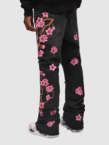 <span class=keywords><strong>กางเกง</strong></span><span class=keywords><strong>ยีน</strong></span><span class=keywords><strong>ส์</strong></span>ผู้ชาย<span class=keywords><strong>ขา</strong></span>ตรงปักลาย, Y2K แฟชั่นสตรีทฮิปฮอปลำลองกลางแจ้งแฟชั่นฮิปฮอปยอดนิยมสำหรับฤดูร้อน - Product Image 5