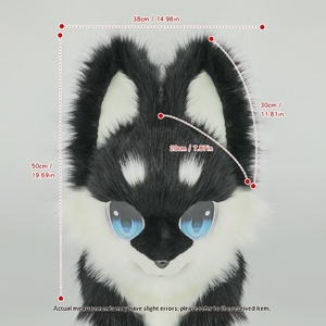 Fursuit réaliste en similicuir pour femme, corps entier, avec tête, mains, pattes, queue et pieds, idéal pour Halloween et les conventions <span class=keywords><strong>de</strong></span> cosplay - Product Image 4