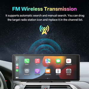 Carlover AI Dashcam 4K+1080P con Schermo CarPlay da 10 Pollici, Mirror Link, Visione Posteriore, CarPlay e Android Auto, Registrazione in Loop <span class=keywords><strong>DVR</strong></span> - Product Image 3