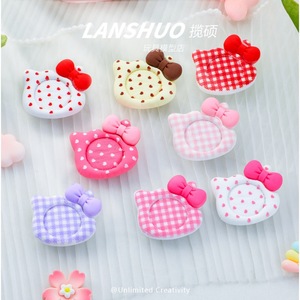 Set de Joyería DIY con Diseño de Caramelos Arcoíris, Resina, Dibujos Animados, Hello Kitty, Miniatura de Cama, Decoración para el Hogar, Accesorio de Manualidades - Product Image 1