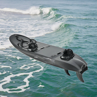Planche à jet électrique en fibre de carbone RUSH WAVE 72V 20KW, vitesse maximale de 72 km/h, planches à jet électriques pour sports nautiques et courses d'aventure