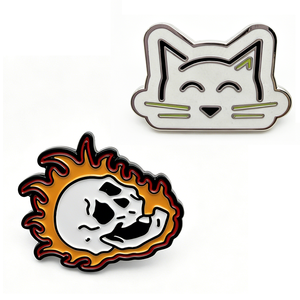 Distintivo Personalizzato in Metallo <span class=keywords><strong>Totoro</strong></span> Anime con Smalto Morbido o Duro e Cartoncino di Supporto - Product Image 1