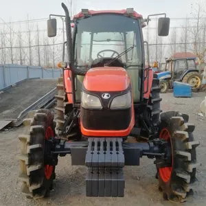 Traktor Kubota M954Q M954 95hp kabin orchard kompak traktor Jepang agricola Mesin Pertanian