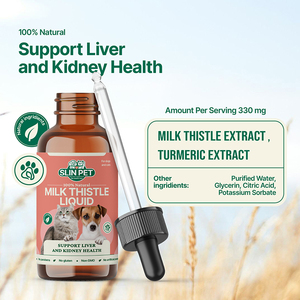 Cardo di latte per cani e gatti | Sostiene la salute del fegato e dei reni | Integratore liquido di cardo mariano - Product Image 3