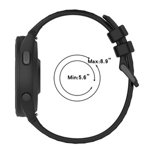 Correa de reloj de silicona suave y transpirable para <span class=keywords><strong>Garmin</strong></span> <span class=keywords><strong>Forerunner</strong></span> <span class=keywords><strong>265</strong></span> /265S/venu3/Samsung Galaxy Watch5, de 18mm, 20mm y 22mm - Product Image 2
