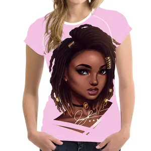 T-shirts en tissu respirant pour femmes, sans manches, à imprimé 3D, personnalisés, de styliste, Art africain, été,