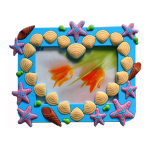 Haute qualité 3D <span class=keywords><strong>coeur</strong></span> forme moulage Personnalisé pvc dessin animé mignon cadre photo - Product Image 1