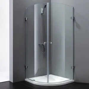 廉价豪华卫生间性爱玻璃门亚克力托盘封闭式无框淋浴房浴室淋浴房