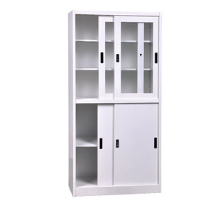 Hiện đại trượt kính thép cửa văn phòng lưu trữ tập tin tủ cho văn phòng nhà xưởng trường ngoài trời siêu thị nhà bếp sử dụng - Product Image 1