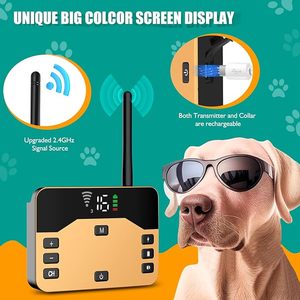 Barrière de <span class=keywords><strong>collier</strong></span> de clôture électronique GPS <span class=keywords><strong>sans</strong></span> <span class=keywords><strong>fil</strong></span>, rechargeable et étanche <span class=keywords><strong>pour</strong></span> l'extérieur, temporaire, <span class=keywords><strong>sans</strong></span> creuser - Product Image 2