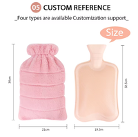 Bouillotte en Peluche Réutilisable Soulagement Douleurs Menstruelles et Articulaires Chauffage Hivernal