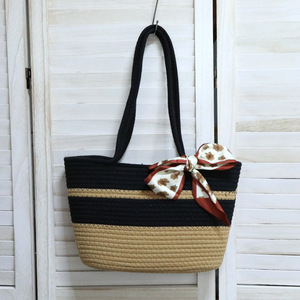 New Cotton Rope Storage <b>Basket</b> Wholesale Decorative Handheld Gift Small <b>Flower</b> Tote Bag Fashionable - Product Image 1