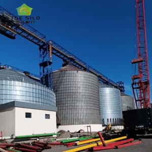 Silo en acier galvanisé à fond conique de haute qualité pour le stockage du blé et du riz, capacité de 500T à 1000T, certifié ISO CE, longue durée de vie - Product Image 3
