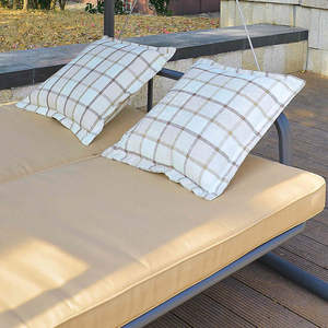 आउटडोर आंगन स्विंग रॉकर्स, आउटडोर गार्डन विला सोलर-संचालित होम इंटरनेट-प्रसिद्ध 4-व्यक्ति की स्विंग कुर्सियां - Product Image 2