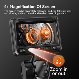 Câmera Boroscópica Articulada Bidirecional S23 com Luz Endoscópio Industrial com Escopo Flexível para Mecânicos Automotivos - Product Image 5