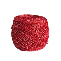 Gold Silver Hollow Fancy Yarn Crochet Thread Flash Handmade DIY Wire Bright Metallic/Cotton Sewing Knitting Bag Doll Lace Cross