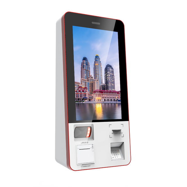Factory ODM Supermarket Cashier Self Service Multi-fucntion Payment Wall Mounted Atm Machine Cashier Kiosk