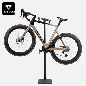 Support de stationnement pour vélo TOSUOD en aluminium durable, installation facile, support de rangement surélevé pour <span class=keywords><strong>VTT</strong></span> et vélos de route - Product Image 1