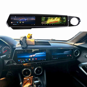 Écran de divertissement Android 12,3 pouces à double écran pour Chevrolet Camaro 2016-2018 avec CarPlay sans fil et panneau copilote - Product Image 1
