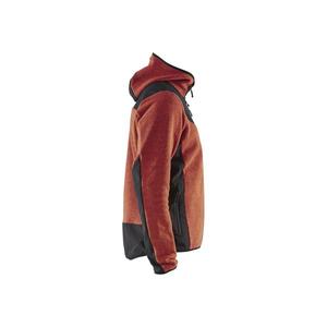 BLAKLADER - 5940253659994XL Veste tricotée Softshell Rouge brûlé/Noir-VESTES DE TRAVAIL EAN 7330509802458 - Product Image 4