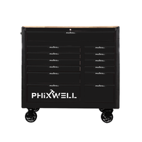 Taller garaje armario de almacenamiento de herramientas carro cofre carro, bandeja de juegos de herramientas con protectores de esquina kit de herramientas de reparación de automóviles XXXL