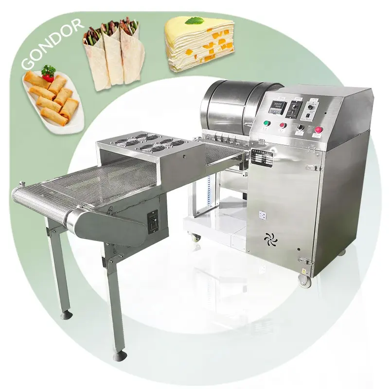 Ethiopia Bake impastle Injera Grill China processo Sheet Maker Pan Mini Wrapper grumpia Spring Roll Food Machine