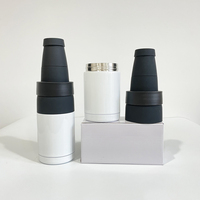 Nouveau refroidisseur de bière à sublimation vierge thermos 3 en 1 entièrement isolé en acier inoxydable 12oz avec ouvre-bière pour impression par presse à chaud