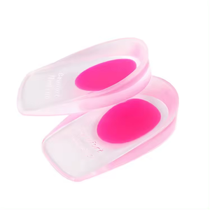 Orthotic sol silikon tumit cangkir bantalan untuk tulang taji sakit atau memar kaki nyeri dan perawatan Insole gel - Product Image 6