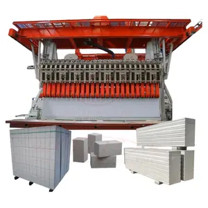 Máquina para fazer blocos aac, linha de produção de blocos aac de concreto araetado autoclavado, máquina de corte de blocos aac