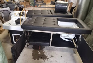 เตียงสปาผมสไตล์ญี่ปุ่นยอดนิยมขายดี สำหรับเฟอร์นิเจอร์ร้านเสริมสวย พร้อมถังเก็บน้ำและระบบหมุนเวียนน้ำ - Product Image 5