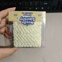 Nouveau Jouet Squishy Créatif en Forme de Blocs de Construction, Simulation Nouilles Instantanées, Son Croquant, Jouet Anti-Stress, Jouet Fidget, Vente en Gros