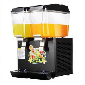 Dispensador de Bebidas Frías Multifuncional Comercial FMS FCS-162C de 16L con 2 Tanques de Acero Inoxidable Cromado para Enfriar/Calentar - Product Image 4