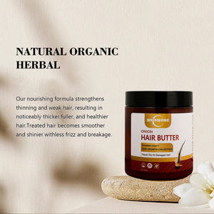 Masque capillaire hydratant et lissant à l'huile d'argan et au beurre d'oignon, réparateur pour <span class=keywords><strong>cheveux</strong></span> abîmés, marque privée personnalisée, faible MOQ 100 - Product Image 3