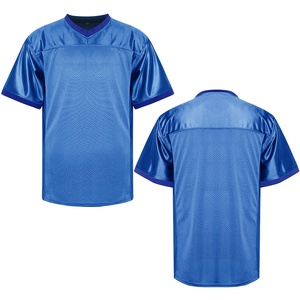 Men's Lightweight Football Shirt Mesh Knitted 100% Cotton Sports Jersey with Sublimation <b>Transfer</b> Print Breathable Quick Dry - Product Image 2