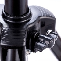 Statif Tripod Logam Profesional Lipat Portabel yang Dapat Disesuaikan untuk Wig Manekin dengan Kepala Manekin