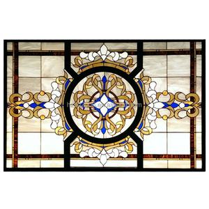 Panneau de plafond en verre Tiffany teinté, style fenêtre de toit, pour salle à manger et couloir, double, fourni par l'usine - Product Image 6