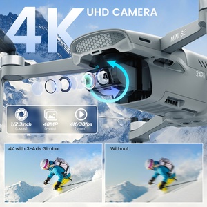 Drone intelligent compagnon pliable avec transmission vidéo 4KM, suivi de mouvement, 249 grammes, FPV aérien, décollage par lancer - Product Image 6