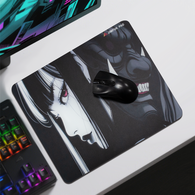 Custom Printed Tempered Glass Mousepad Smooth Surface Anime Gaming Heated Mouse Pad for PC Gaming Accessories