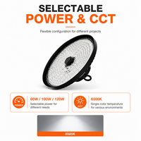 Projecteur LED UFO High Bay Liteon 5050 avec lentille PC, 6500K, garantie 7 ans, 200 lm par W, IP65 IK08, pour entrepôt en Allemagne, approvisionnement UE