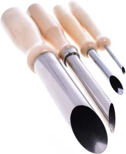 Kit di 4 Punzoni Rotondi in Acciaio Inox per <span class=keywords><strong>Ceramisti</strong></span> e Scultori - Product Image 1