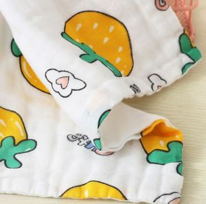 ผ้าขนหนูเช็ดหน้าและอาบน้ำ ขนาด 25*25 ซม. ผลิตจากผ้าฝ้าย 6 ชั้น เป็นมิตรกับสิ่งแวดล้อม ซึมซับได้ดี สำหรับเด็กเล็ก เด็ก และใช้ในห้องน้ำที่บ้าน - Product Image 6