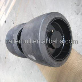 Sistema de Rodaje para Remolques <span class=keywords><strong>Mafi</strong></span> 80T-100 Toneladas, Remolques para Camiones Semirremolque, Material de Acero y Goma con Ejes y Neumáticos Sólidos - Product Image 4